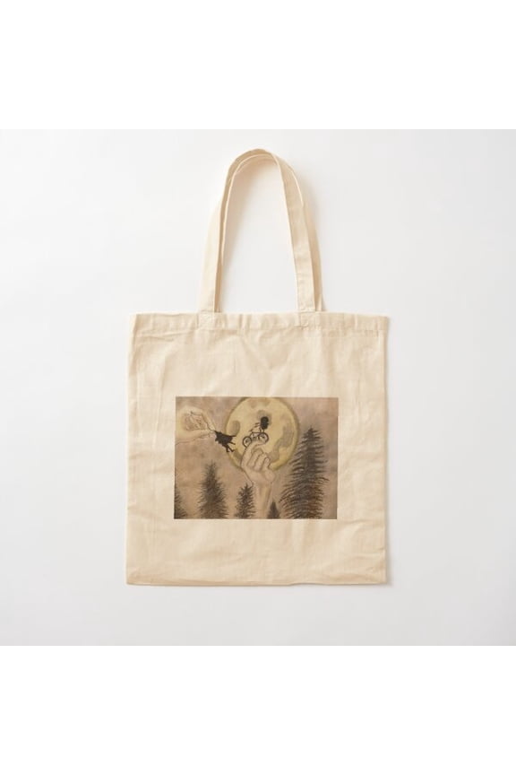 E.T. Cotton Tote Bag Canvas Tote Bag, Family Gift For Mother, Her
