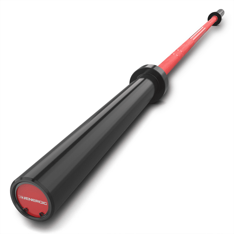 E.T.ENERGIC Olympic Barbell 7FT 40 LB for Weightlifting Power Lifting Weight Barbell 700 LB Capacity for Home Fitness