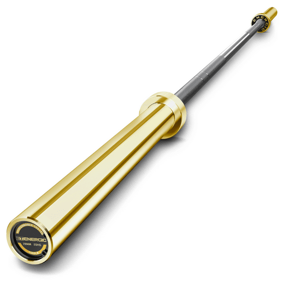 E.T.ENERGIC Olympic Barbell 7FT 44 LB for Weightlifting Power Lifting Weight Barbell 1500 LB Capacity for Home Fitness