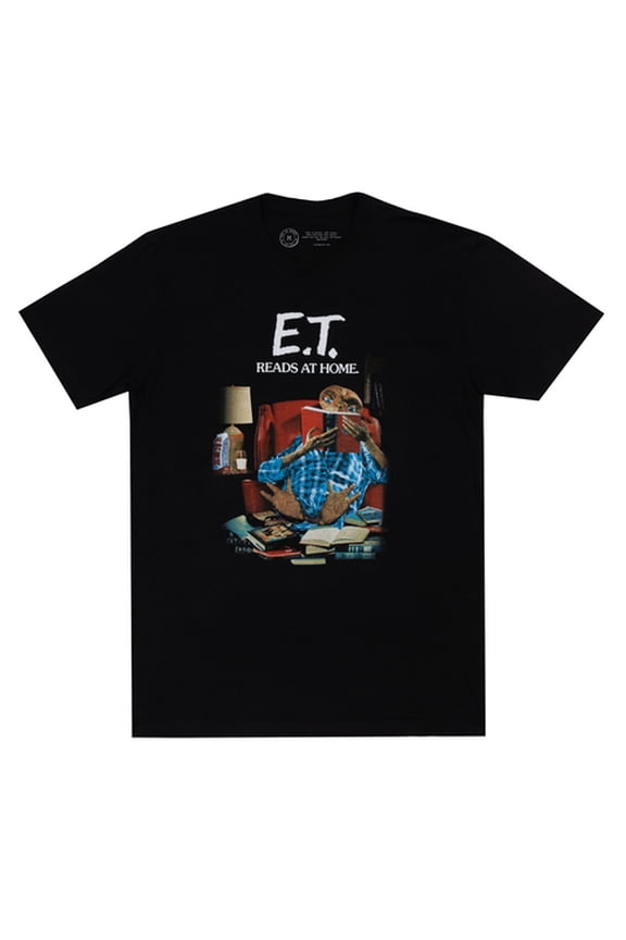 E.T. Reads at Home Unisex T-Shirt XXX-Large, (Other)