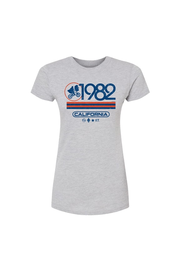 - 1982 ET California - Juniors Fitted Short Sleeve Graphic T-Shirt
