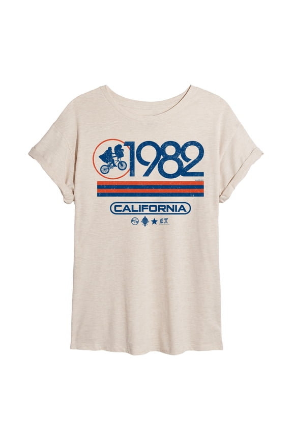 - 1982 ET California - Women's Oversized Graphic T-Shirt