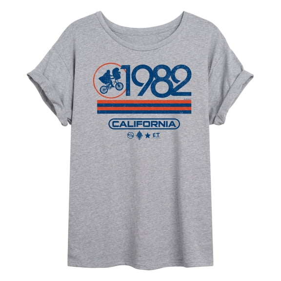 E.T. The Extra-Terrestrial - 1982 ET California - Women's Oversized Graphic T-Shirt