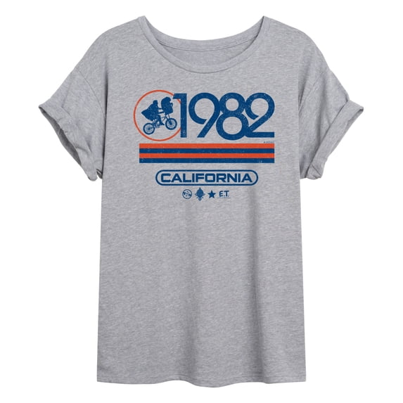 E.T. The Extra-Terrestrial - 1982 ET California - Women's Oversized Graphic T-Shirt
