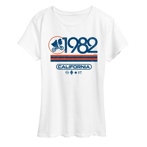 E.T. The Extra-Terrestrial - 1982 ET California - Women's Short Sleeve Graphic T-Shirt