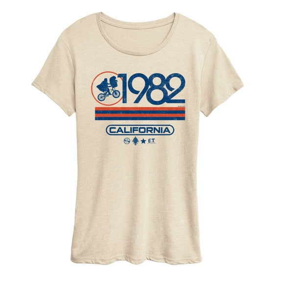 E.T. The Extra-Terrestrial - 1982 ET California - Women's Short Sleeve Graphic T-Shirt