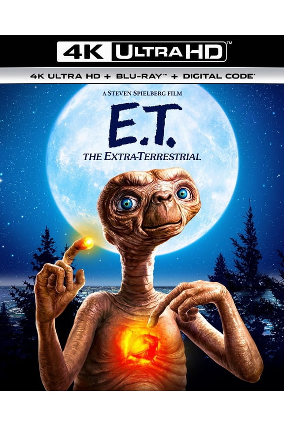 E.T. The Extra-Terrestrial 40th Anniversary (4K + Blu-ray + Digital Copy)