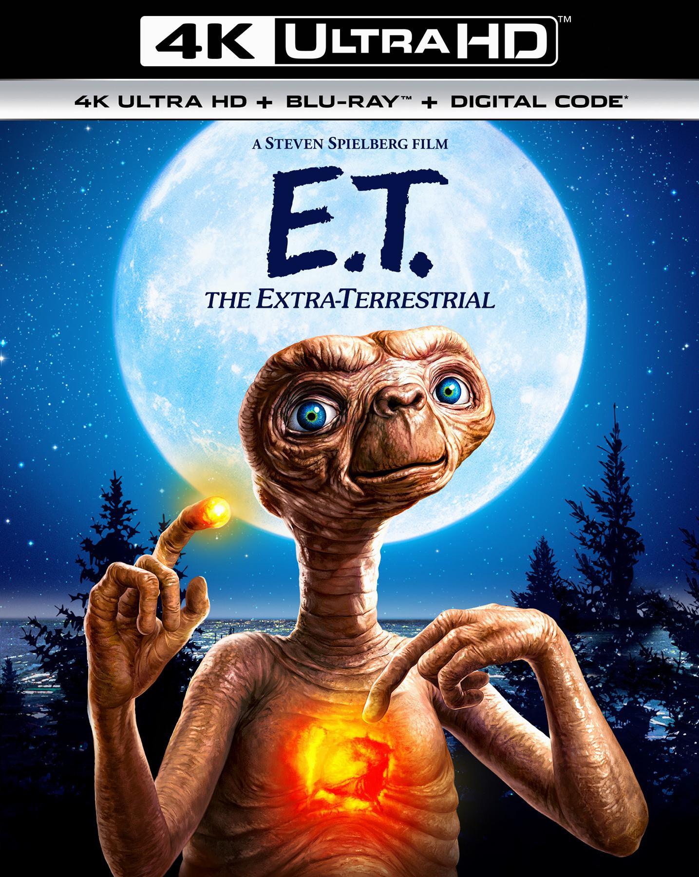 E T The Extra Terrestrial 40th Anniv 4K Blu ray Digital Copy E T The Extra Terrestrial 40th Anniv 4K Blu ray Digital Copy