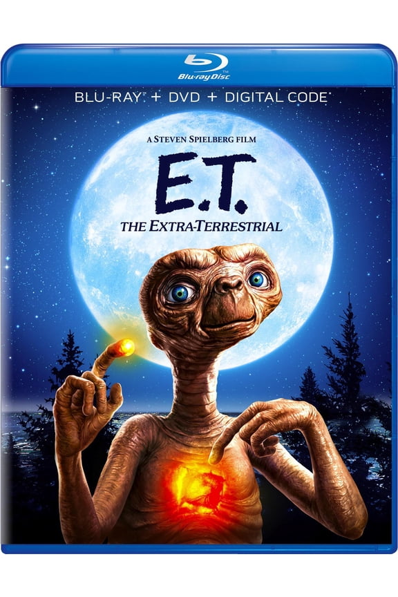 E.T. The Extra-Terrestrial 40th Anniversary Blu-ray, DVD, Digital Copy Edition 1982