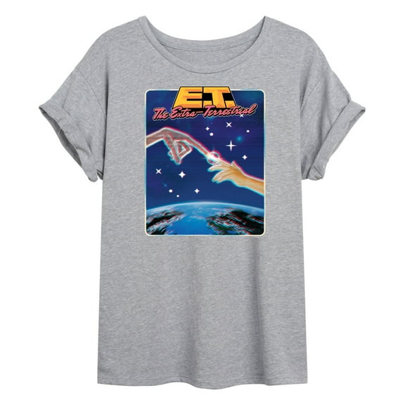 E.T. The Extra Terrestrial - 80's Arcade Poster - Women's Oversized T-Shirt