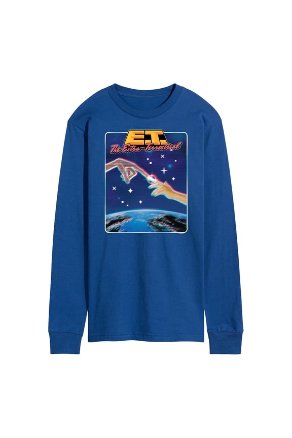 E.T. The Extra Terrestrial - 80's Arcade Poster - Men's Long Sleeve T-Shirt