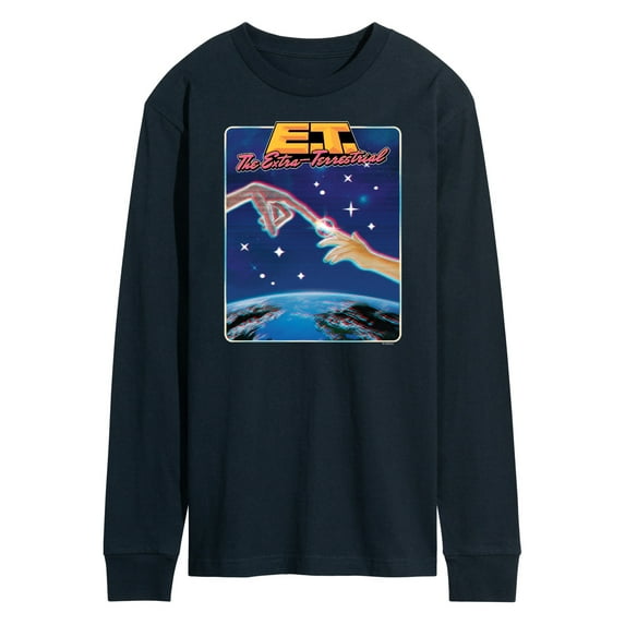 E.T. The Extra Terrestrial - 80's Arcade Poster - Men's Long Sleeve T-Shirt