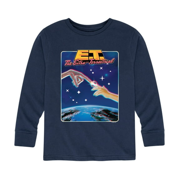 E.T. The Extra Terrestrial - 80's Arcade Poster Spark - Toddler & Youth Long Sleeve T-Shirt