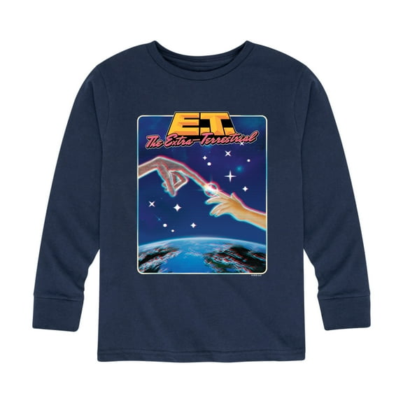 E.T. The Extra Terrestrial - 80's Arcade Poster Spark - Toddler & Youth Long Sleeve T-Shirt