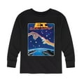 thumbnail image 1 of E.T. The Extra Terrestrial - 80's Arcade Poster Spark - Toddler & Youth Long Sleeve T-Shirt, 1 of 4