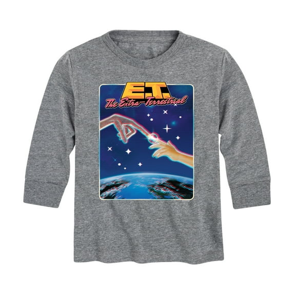 E.T. The Extra Terrestrial - 80's Arcade Poster Spark - Toddler & Youth Long Sleeve T-Shirt