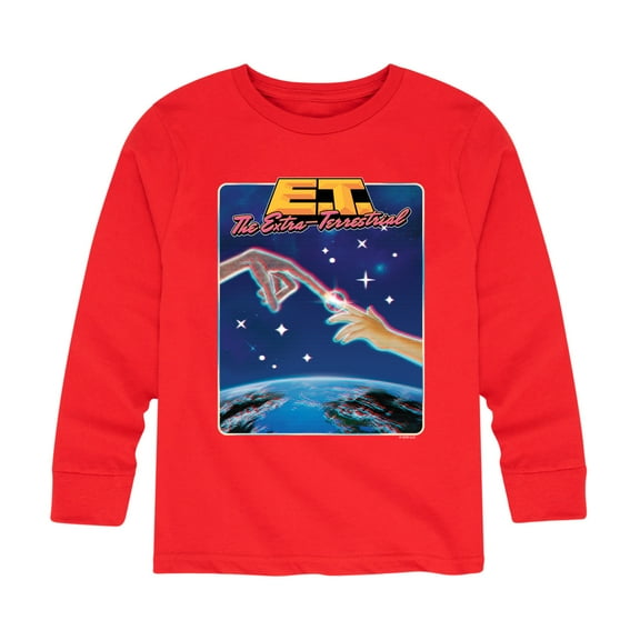 E.T. The Extra Terrestrial - 80's Arcade Poster Spark - Toddler & Youth Long Sleeve T-Shirt