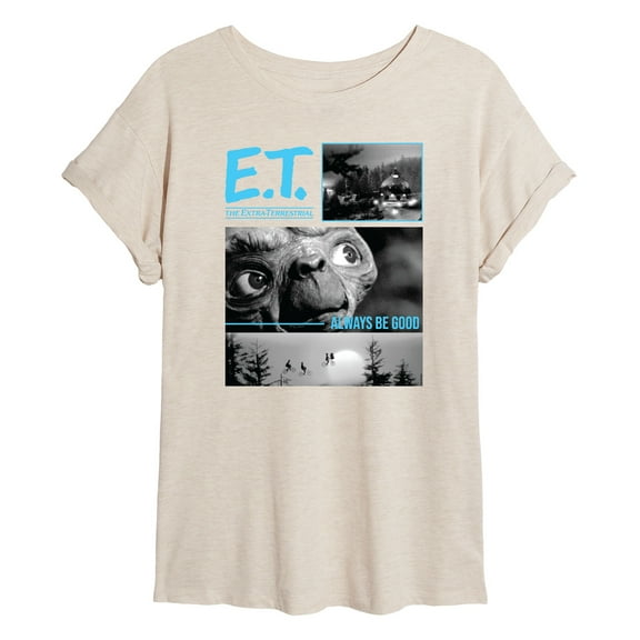 E.T. The Extra Terrestrial - Always Be Good Collage - Juniors Ideal Flowy Muscle T-Shirt