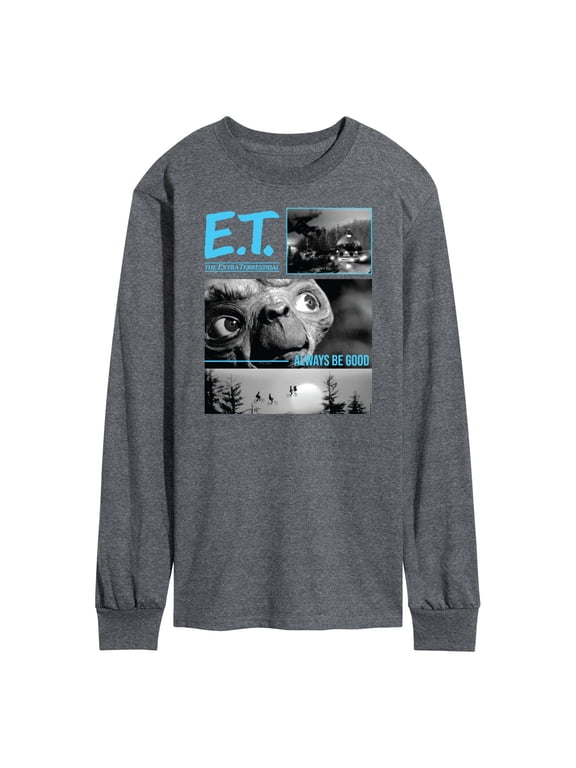 E.T. The Extra Terrestrial - Always Be Good Collage - Men's Long Sleeve T-Shirt