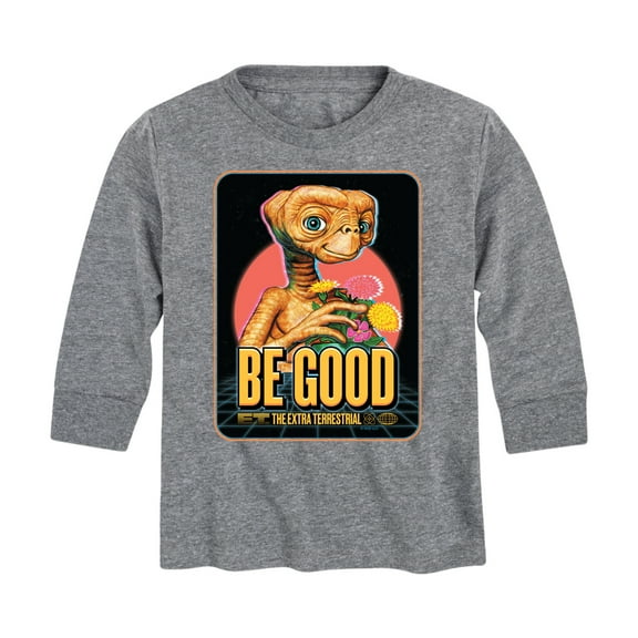 E.T. The Extra Terrestrial - Be Good - Toddler & Youth Long Sleeve Graphic T-Shirt