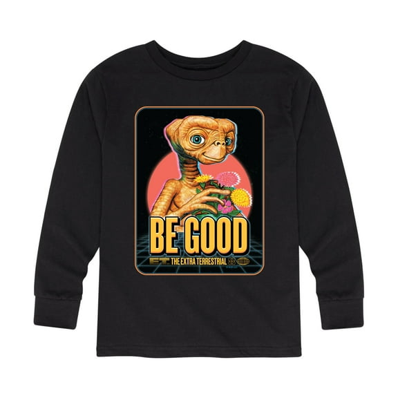 E.T. The Extra Terrestrial - Be Good - Toddler & Youth Long Sleeve Graphic T-Shirt