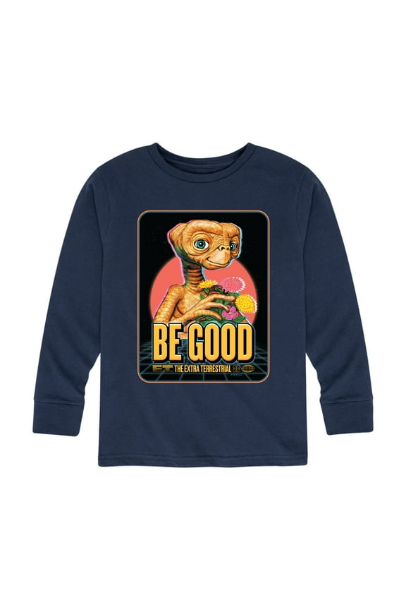 E.T. The Extra Terrestrial - Be Good - Toddler & Youth Long Sleeve Graphic T-Shirt