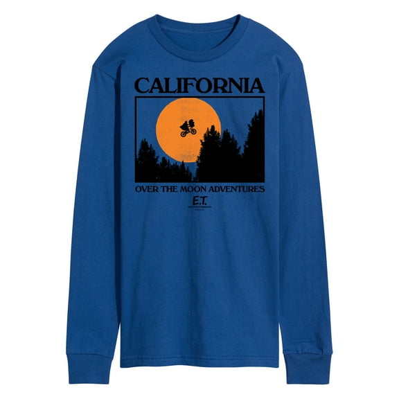 E.T. The Extra Terrestrial - California Over The Moon Adventures - Men's Long Sleeve T-Shirt