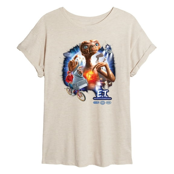 E.T. The Extra Terrestrial - Collectable Movie Poster - Juniors Ideal Flowy Muscle T-Shirt