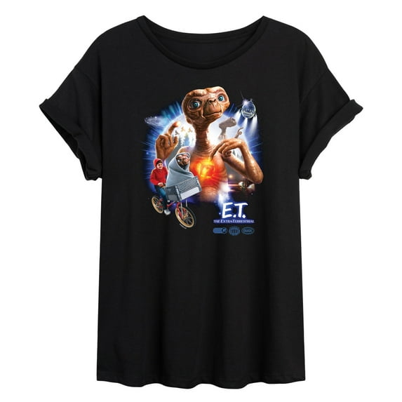 E.T. The Extra Terrestrial - Collectable Movie Poster - Juniors Ideal Flowy Muscle T-Shirt