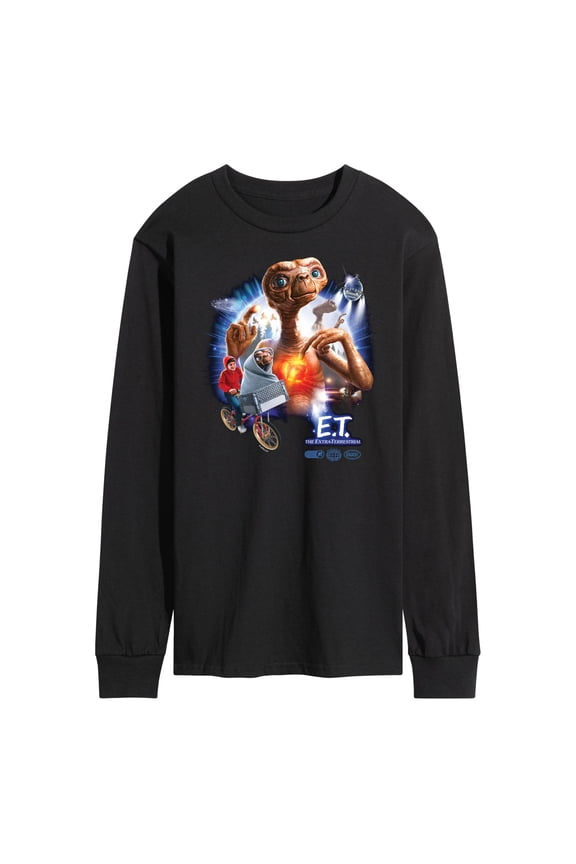 E.T. The Extra Terrestrial - Collectable Movie Poster - Men's Long Sleeve T-Shirt
