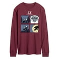 thumbnail image 1 of E.T. The Extra Terrestrial - Comic Strip Squares - Men's Long Sleeve T-Shirt, 1 of 1