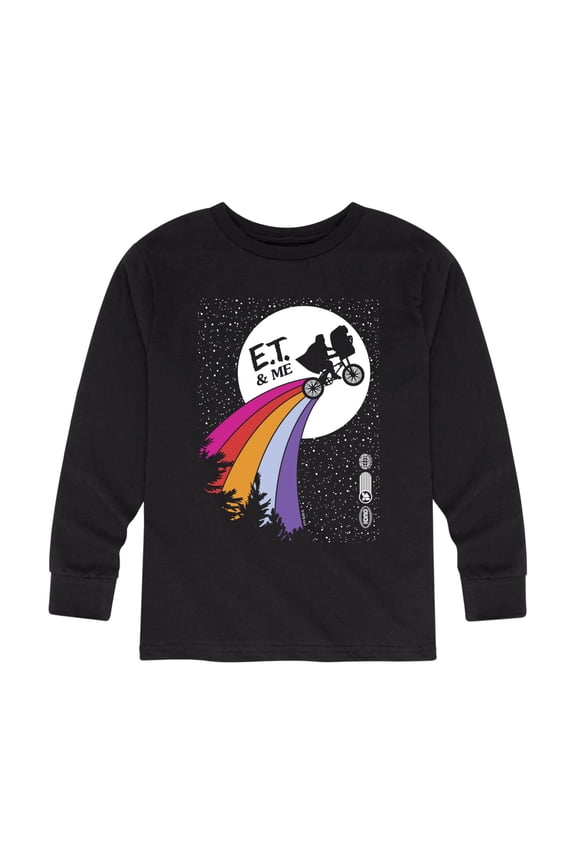 E.T. The Extra Terrestrial - E.T. & Me - Toddler & Youth Long Sleeve Graphic T-Shirt