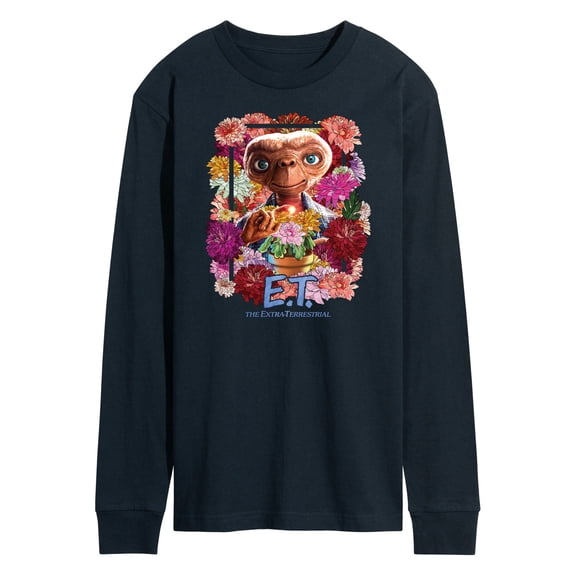E.T. The Extra Terrestrial - Give E.T. His Flowers - Men's Long Sleeve T-Shirt
