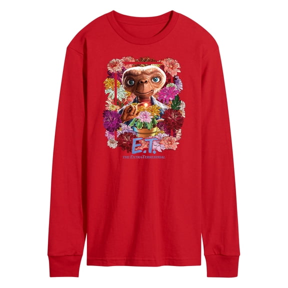 E.T. The Extra Terrestrial - Give E.T. His Flowers - Men's Long Sleeve T-Shirt