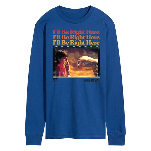 E.T. The Extra Terrestrial - I'll Always Be Right Here Movie Clip - Men's Long Sleeve T-Shirt