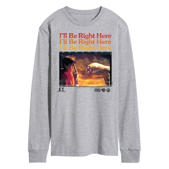 E.T. The Extra Terrestrial - I'll Always Be Right Here Movie Clip - Men's Long Sleeve T-Shirt