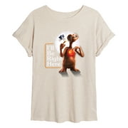 E.T. The Extra Terrestrial - I'll Be Right Here - Juniors Ideal Flowy Muscle T-Shirt