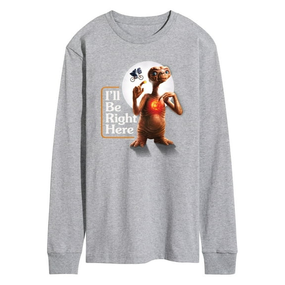 E.T. The Extra Terrestrial - I'll Be Right Here - Men's Long Sleeve T-Shirt