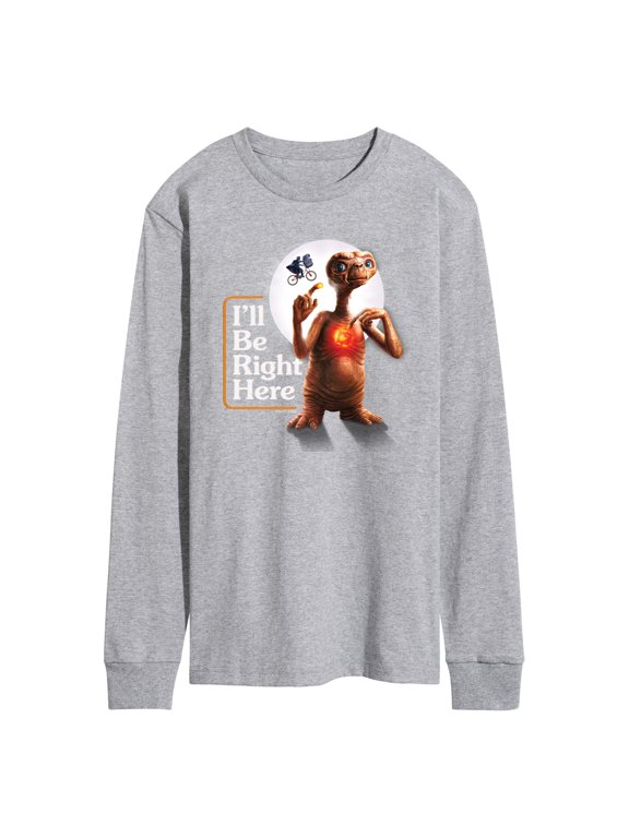 E.T. The Extra Terrestrial - I'll Be Right Here - Men's Long Sleeve T-Shirt