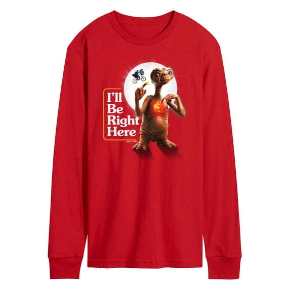 E.T. The Extra Terrestrial - I'll Be Right Here - Men's Long Sleeve T-Shirt
