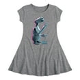 thumbnail image 1 of E.T. The Extra Terrestrial - Looking To The Stars - Toddler & Youth Girls Fit & Flare Dress, 1 of 1