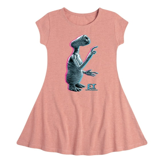 E.T. The Extra Terrestrial - Looking To The Stars - Toddler & Youth Girls Fit & Flare Dress