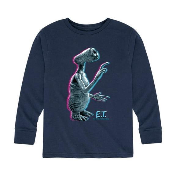 E.T. The Extra Terrestrial - Looking To The Stars - Toddler & Youth Long Sleeve Graphic T-Shirt