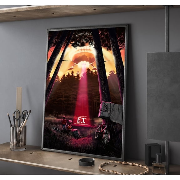 E.T. The Extra-Terrestrial Movie Poster Unframed Size 24''x36'' GooGate