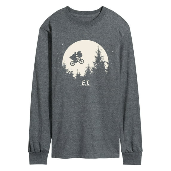 E.T. The Extra Terrestrial - Over The Moon Bike - Men's Long Sleeve T-Shirt