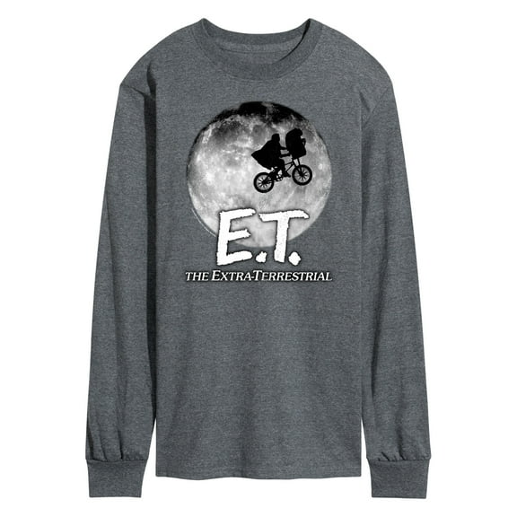 E.T. The Extra Terrestrial - Over The Moon Bike - Men's Long Sleeve T-Shirt
