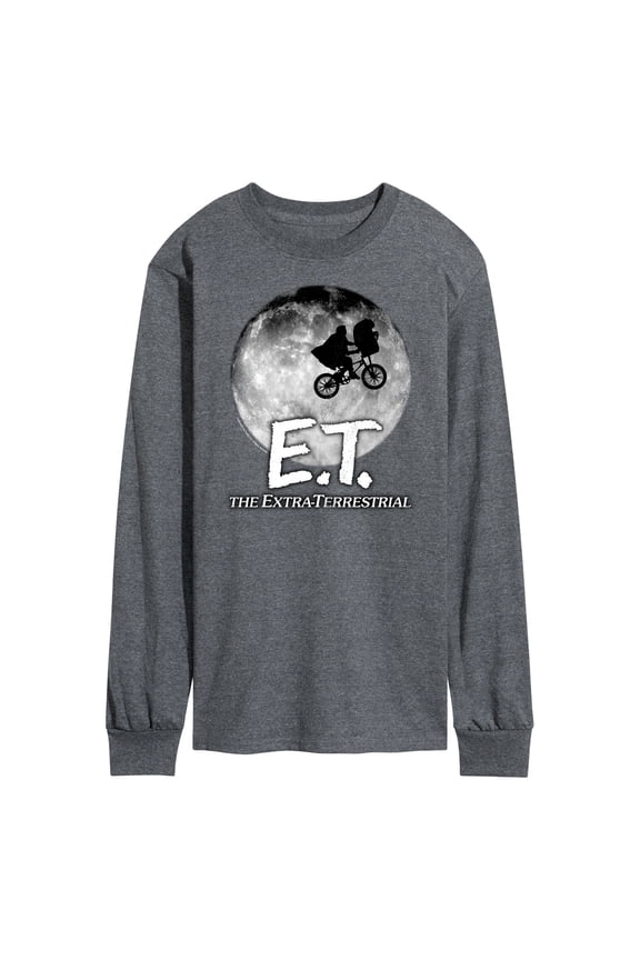 E.T. The Extra Terrestrial - Over The Moon Bike - Men's Long Sleeve T-Shirt