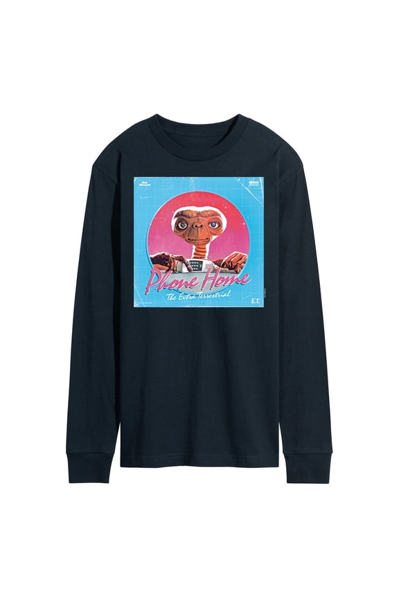 E.T. The Extra Terrestrial - Phone Home Album Cover - Men's Long Sleeve T-Shirt
