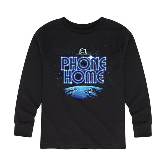 E.T. The Extra Terrestrial - Phone Home To The Galaxy - Toddler & Youth Long Sleeve Graphic T-Shirt