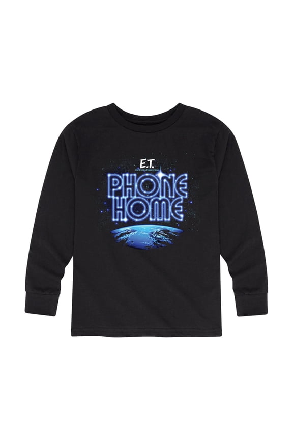 E.T. The Extra Terrestrial - Phone Home To The Galaxy - Toddler & Youth Long Sleeve Graphic T-Shirt